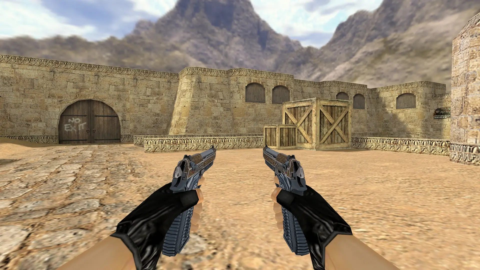 Dual Berettas Tread — de_dust2 (first person)