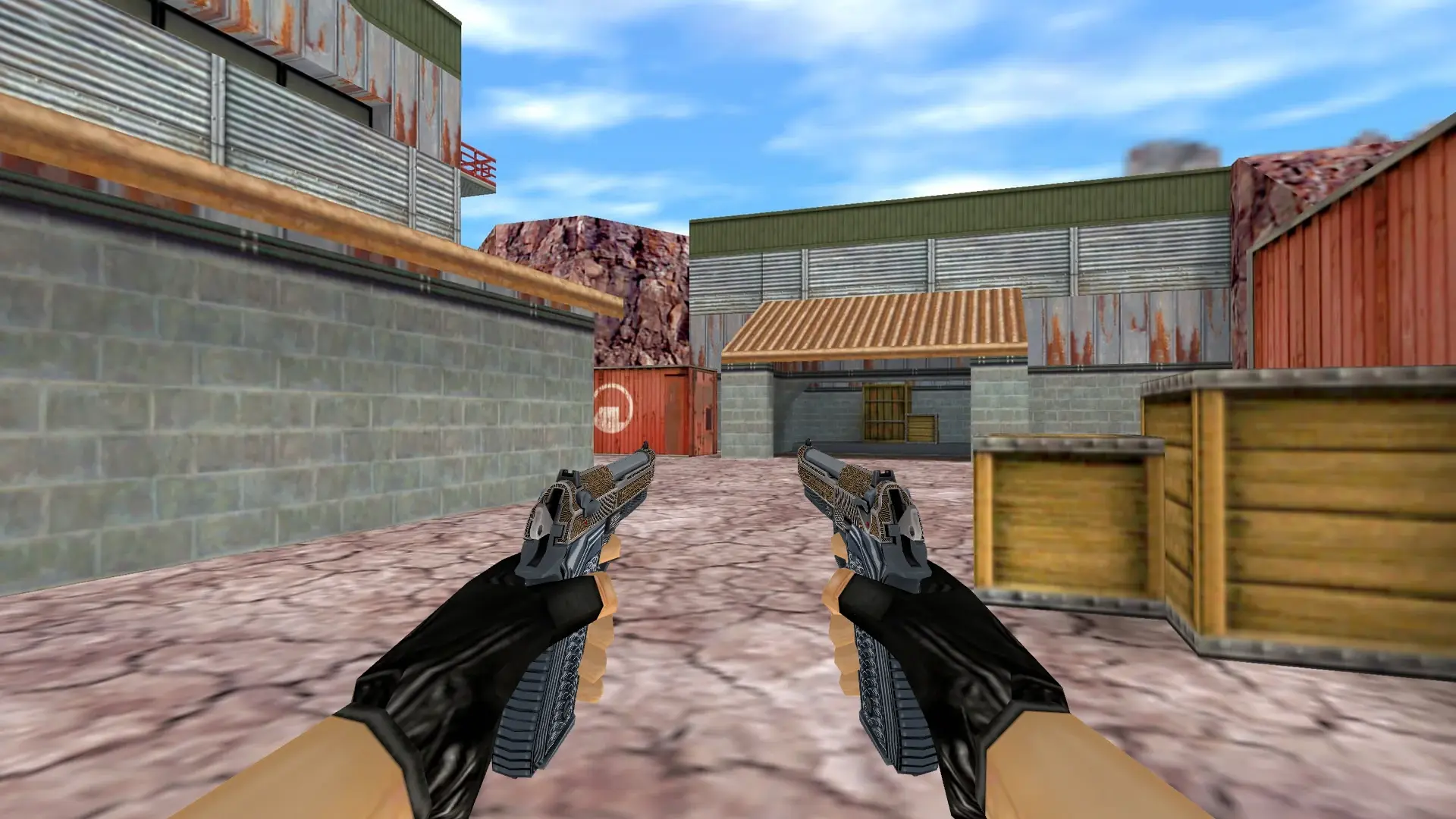 Dual Berettas Tread — de_nuke (first person)