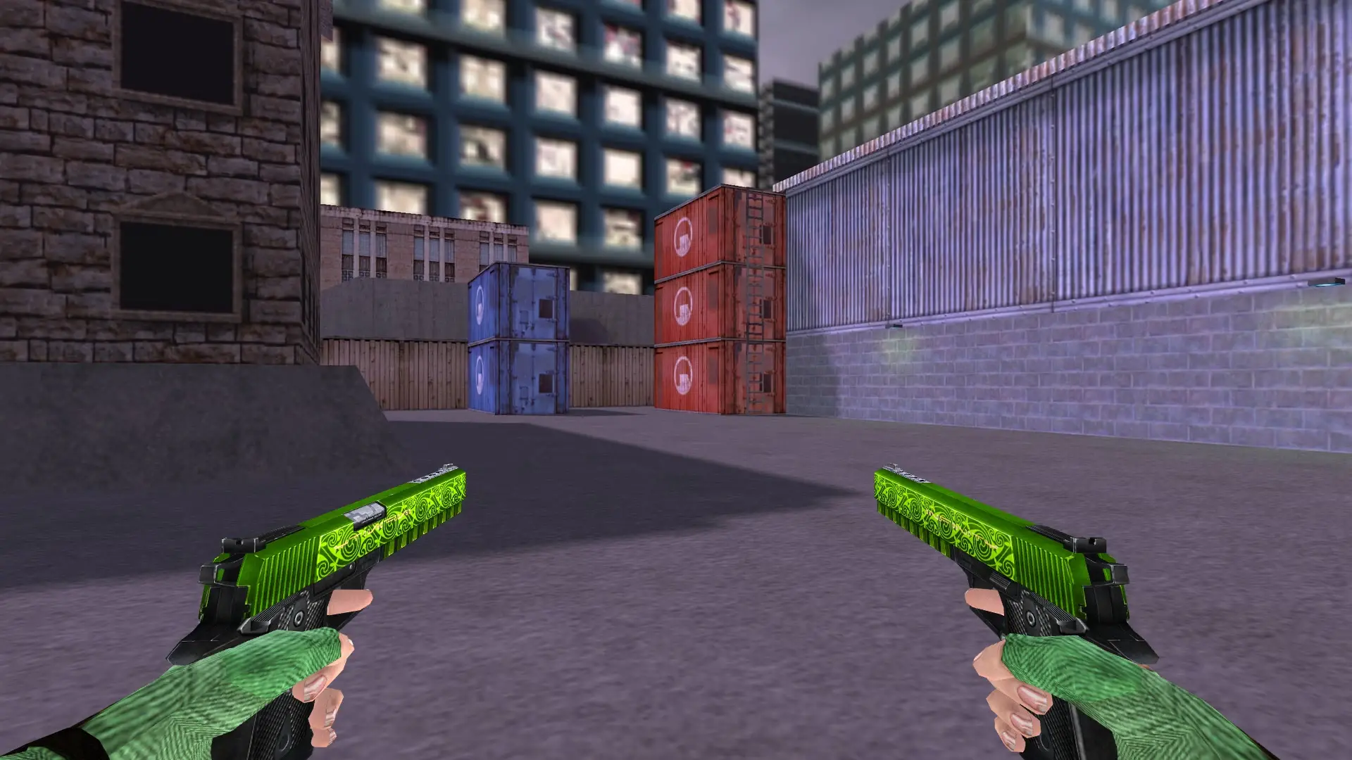 Dual Berettas Poison — cs_assault (first person)
