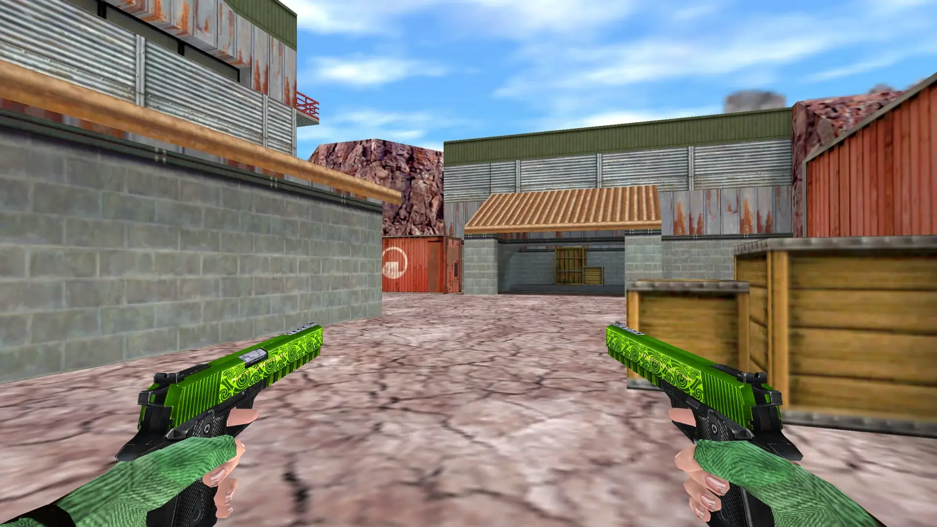Dual Berettas Poison — de_nuke (first person)