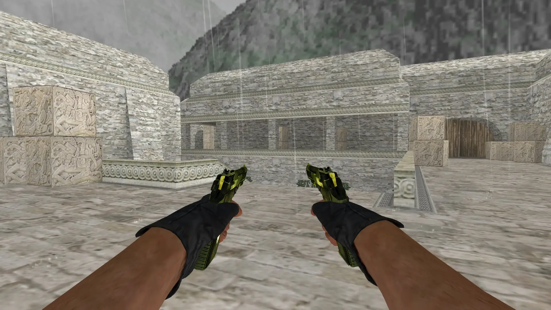 Dual Berettas | Retribution — de_aztec (first person)