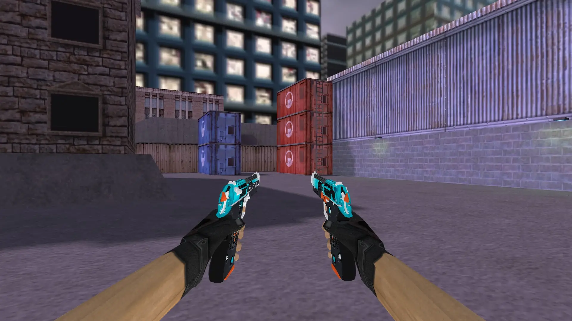 Dual Berettas Trigger Happy — cs_assault (first person)