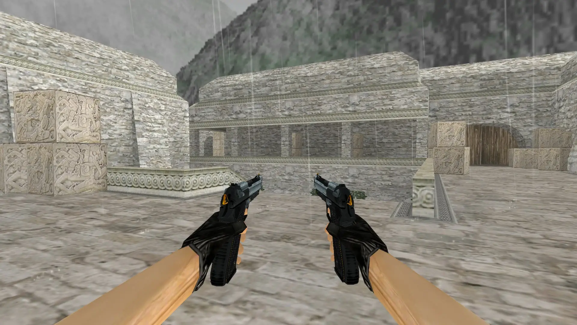 Dual Berettas | Ventilators — de_aztec (first person)