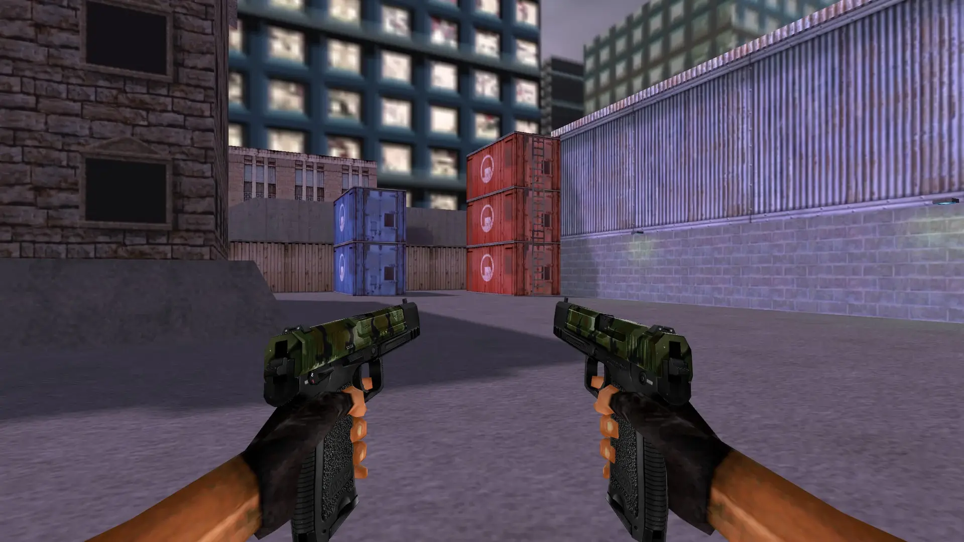Dual USP Camo — cs_assault (first person)