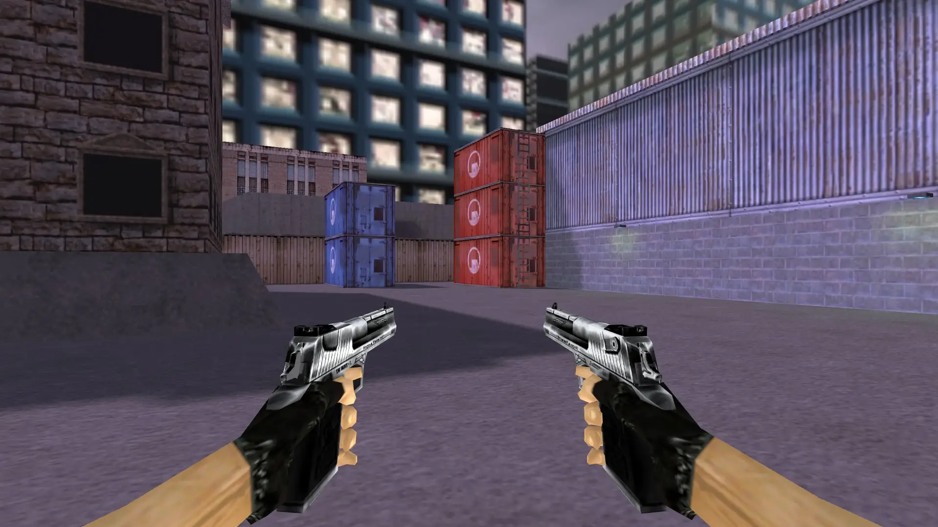 Dual Desert Eagle — cs_assault (first person)