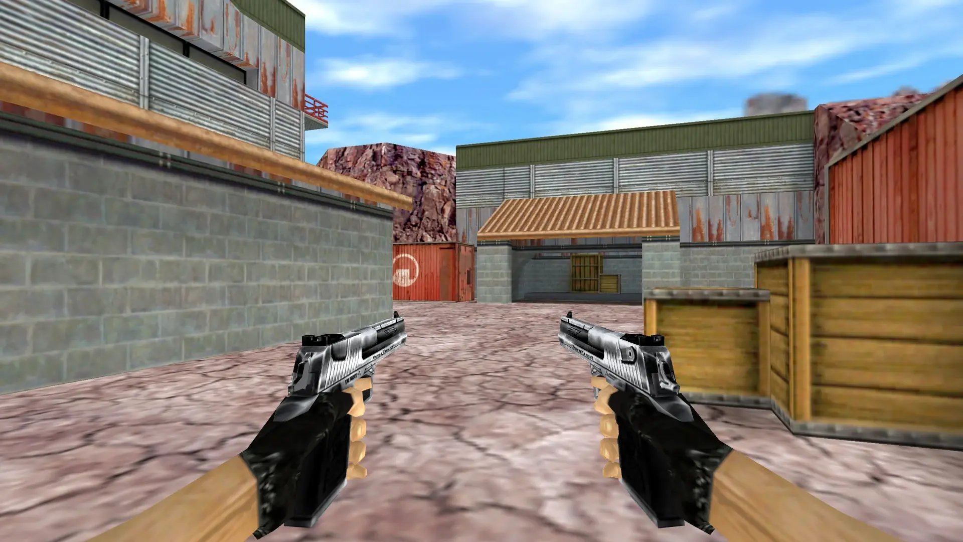 Dual Desert Eagle — de_nuke (first person)