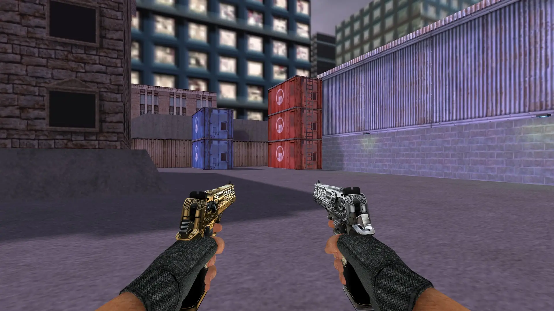 Dual Desert Eagle Cartel — cs_assault (first person)