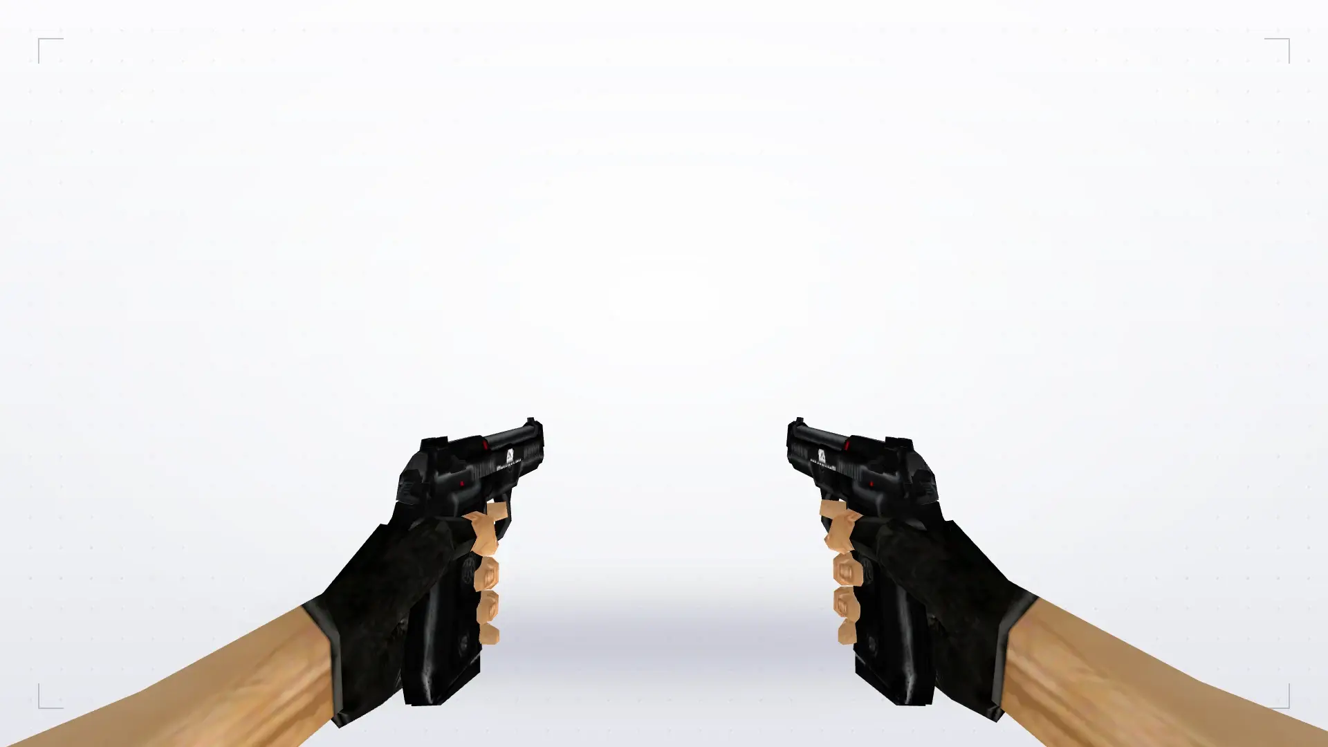 Dual Berettas Black Death — first person