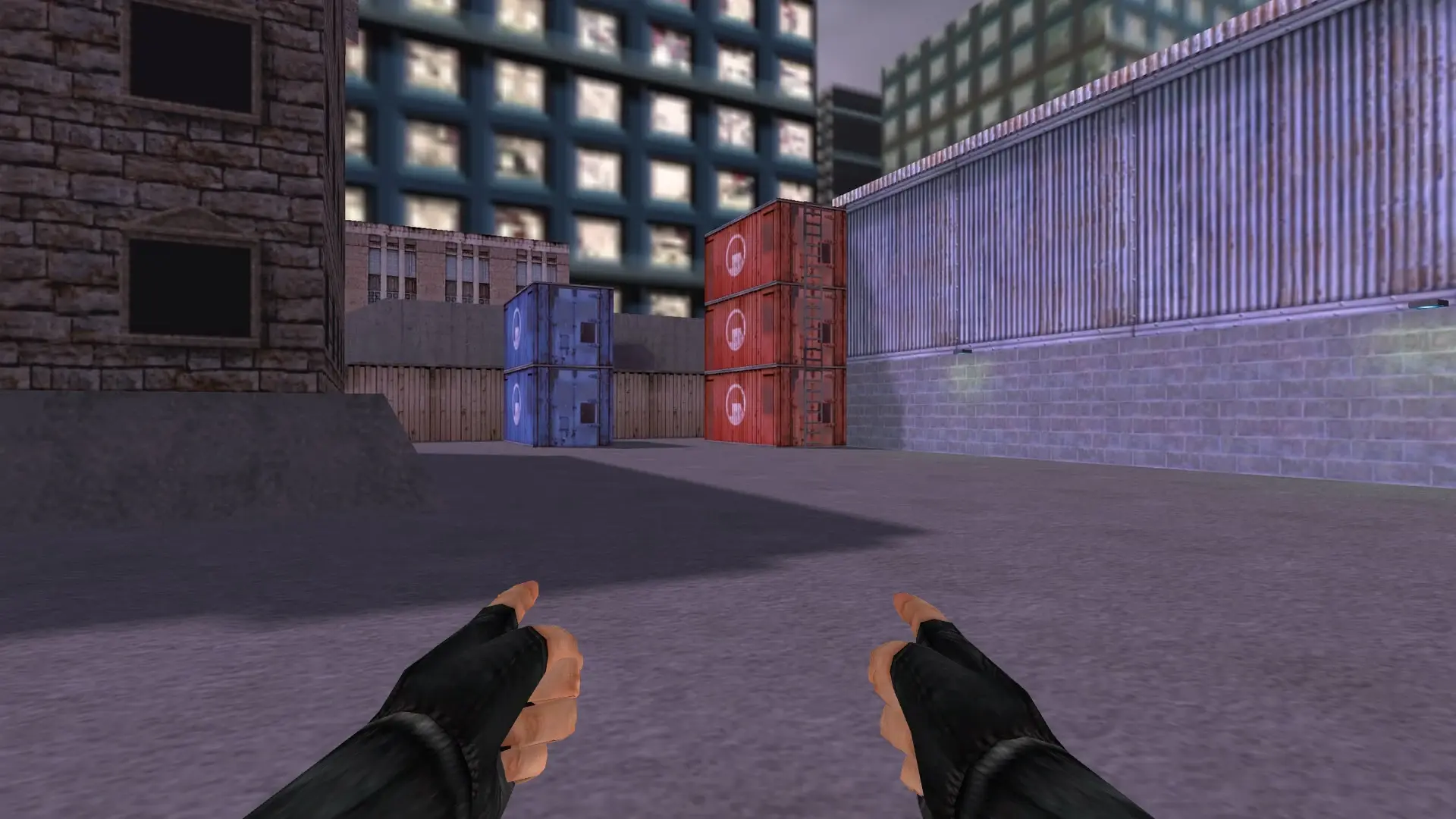 Dual Finger Guns — cs_assault (first person)