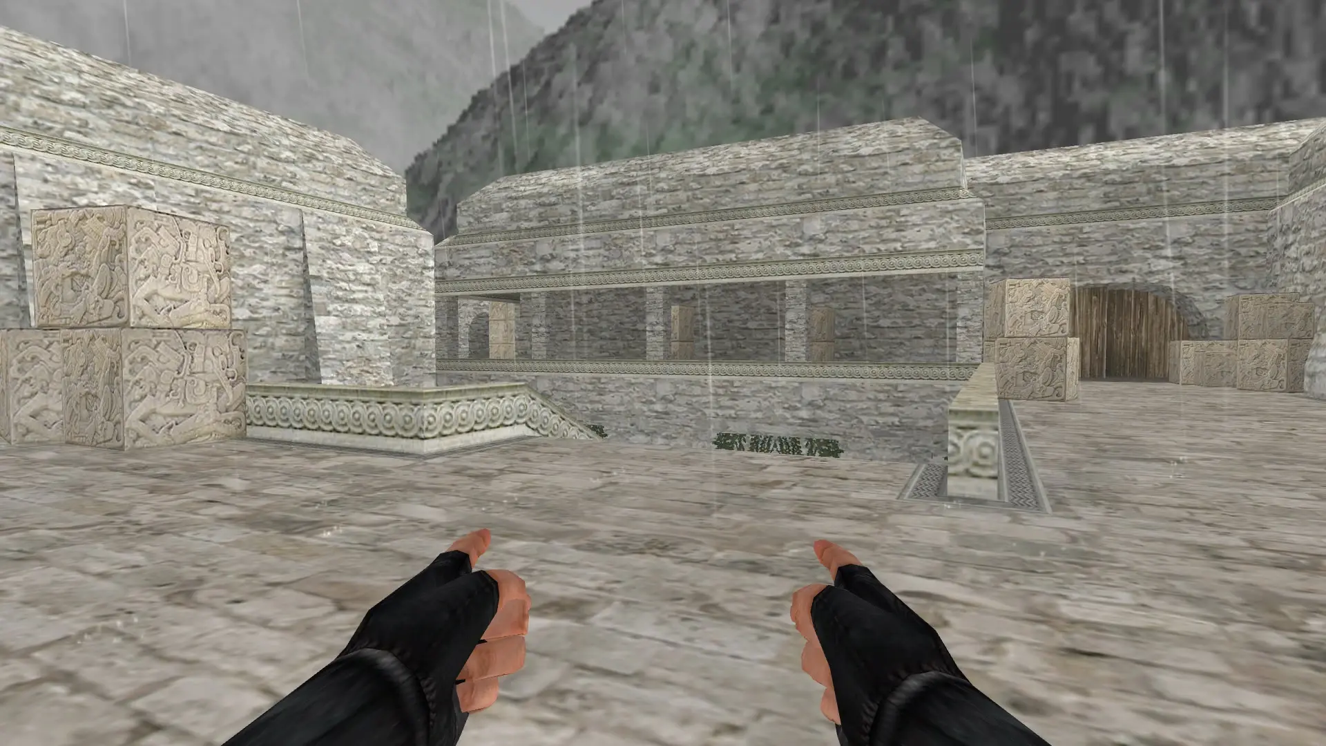 Dual Finger Guns — de_aztec (first person)