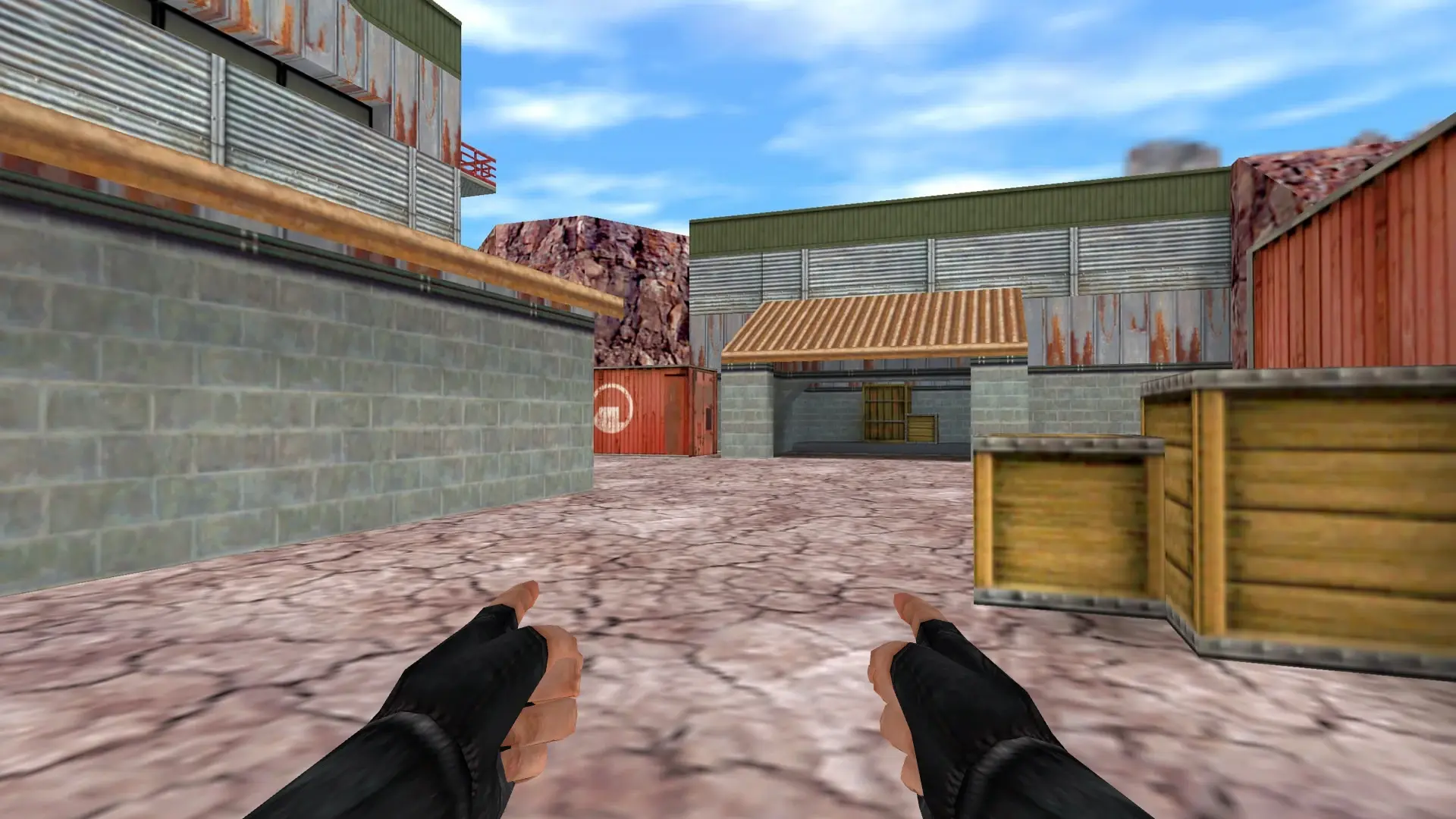 Dual Finger Guns — de_nuke (first person)