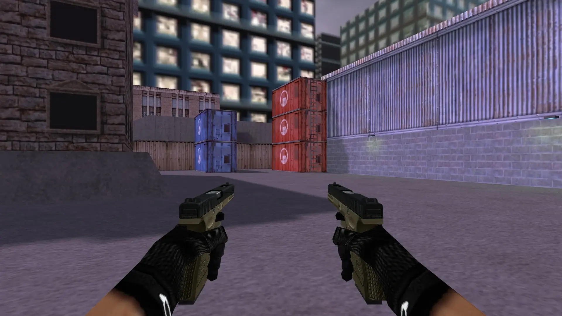 Dual Glock-18 — cs_assault (first person)