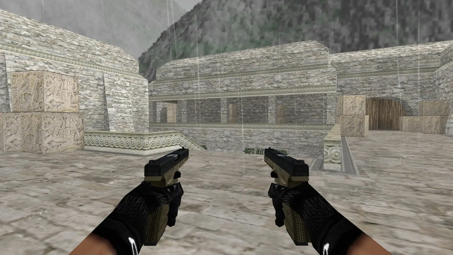 Dual Glock-18 — de_aztec (first person)