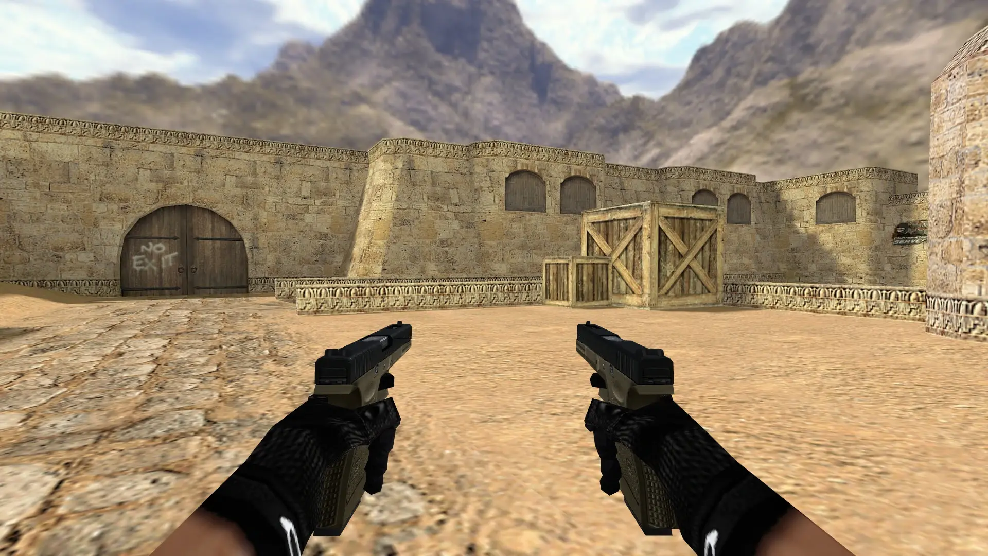 Dual Glock-18 — de_dust2 (first person)