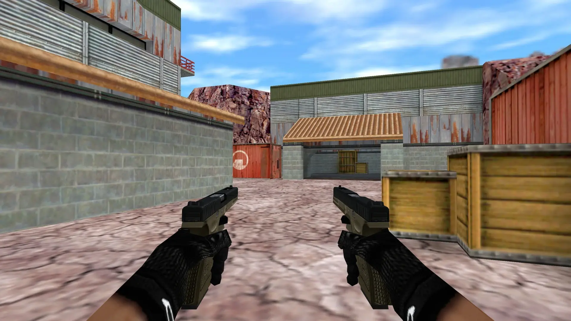 Dual Glock-18 — de_nuke (first person)