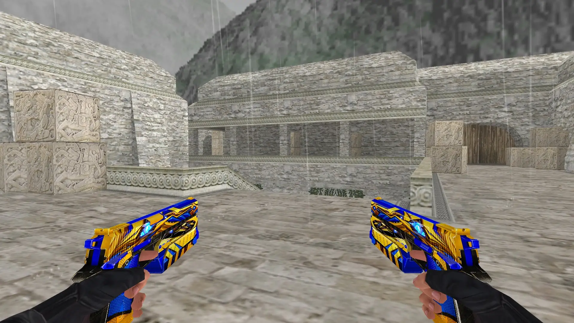 Dual Infinity Final Trans-Gear — de_aztec (first person)