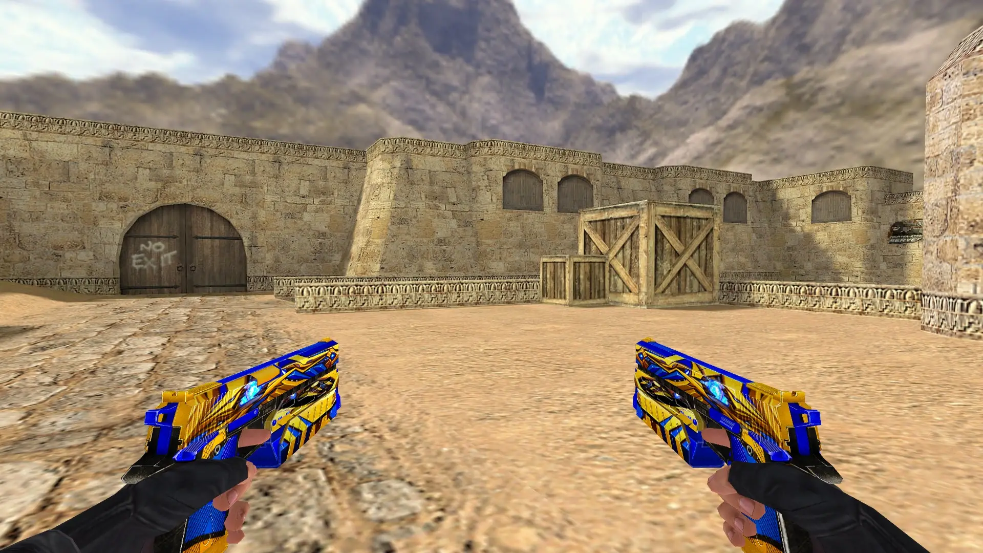 Dual Infinity Final Trans-Gear — de_dust2 (first person)