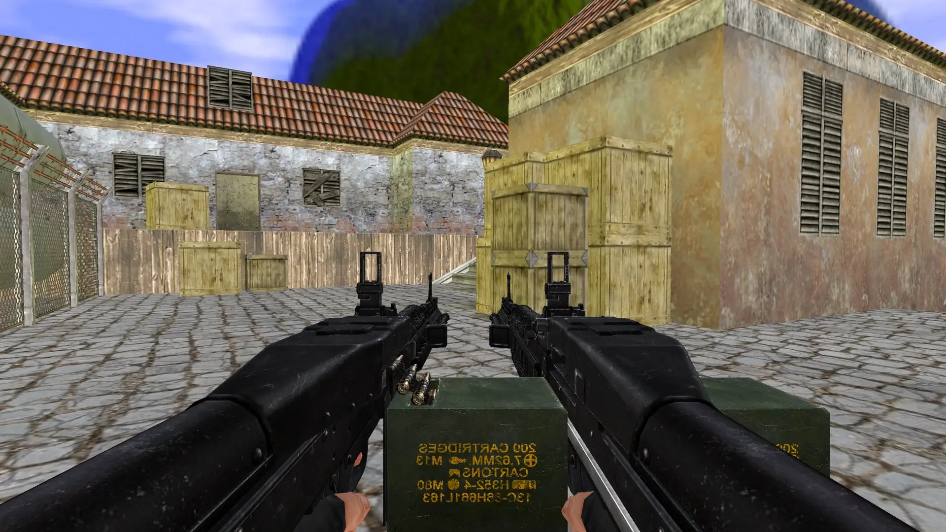 Dual M60 Machine Guns — de_inferno (first person)