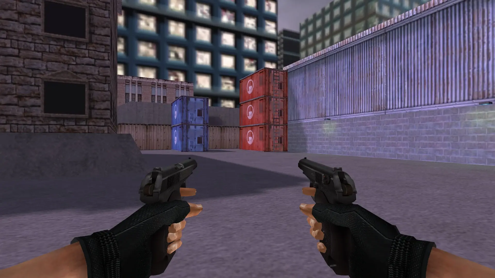 Dual Makarov PM — cs_assault (first person)