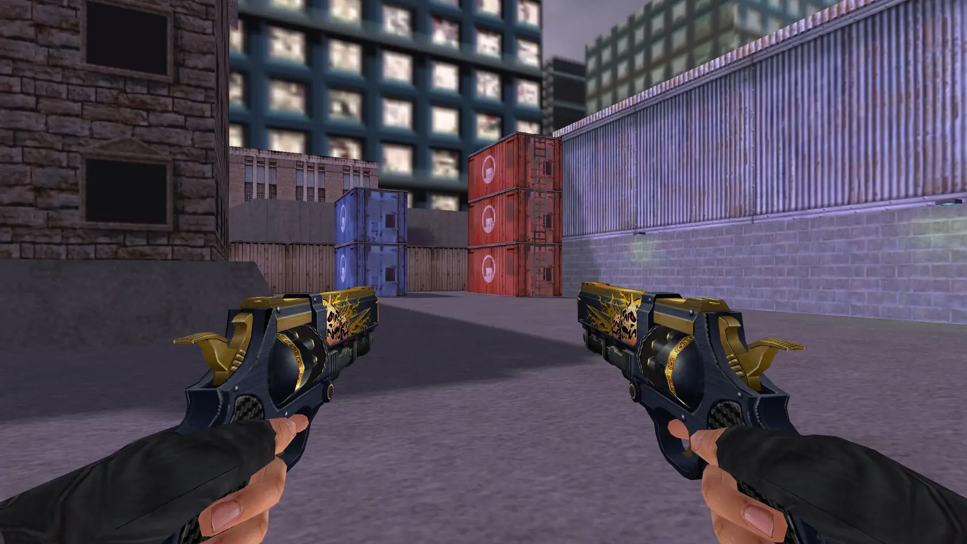 Dual Revolvers Futuro — cs_assault (first person)