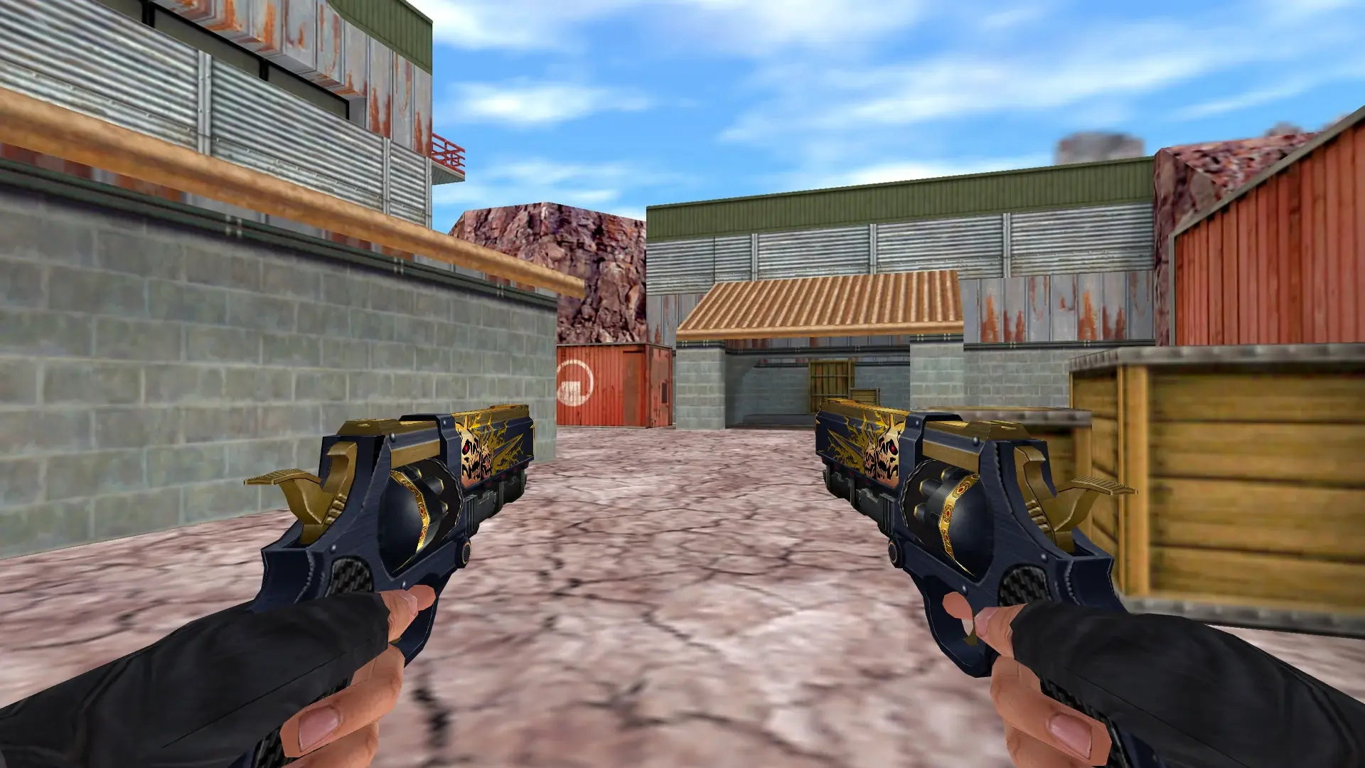 Dual Revolvers Futuro — de_nuke (first person)