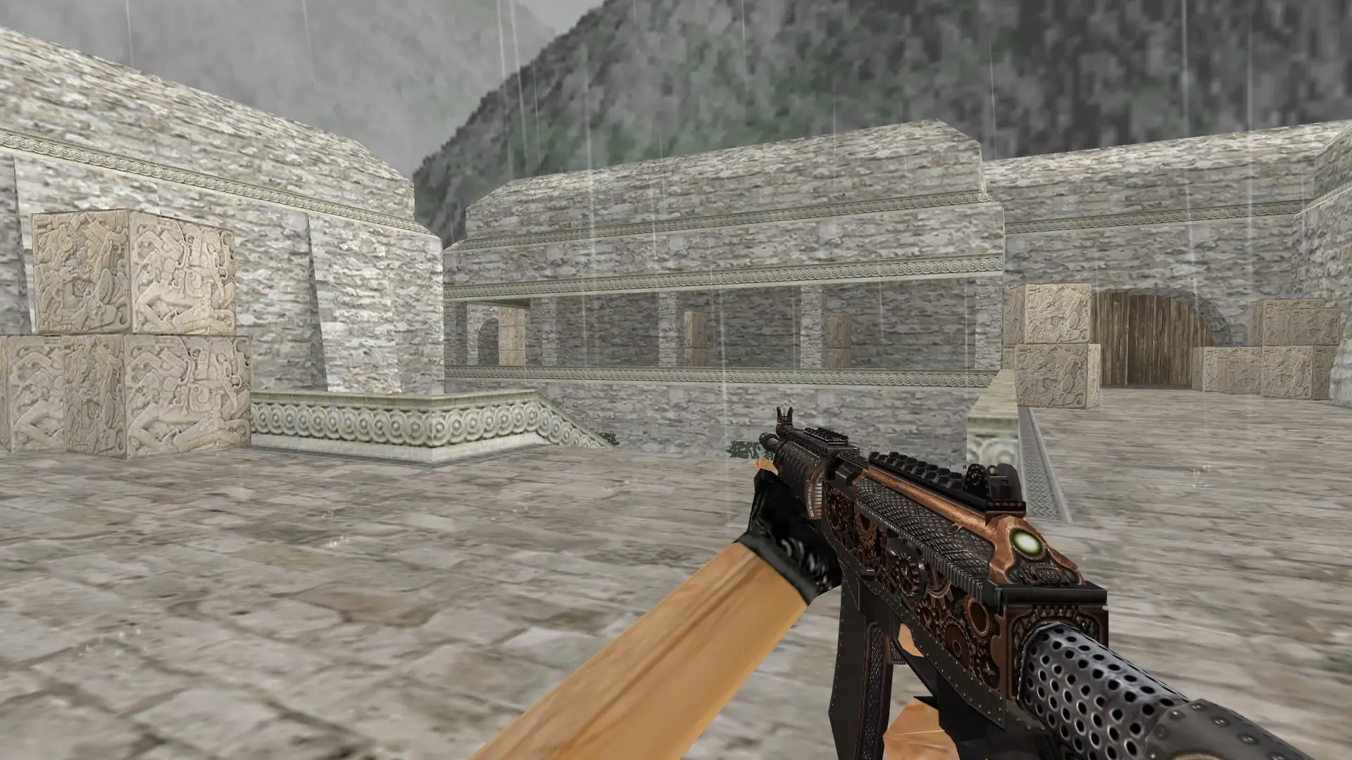 Galil Cogworks — de_aztec (first person)