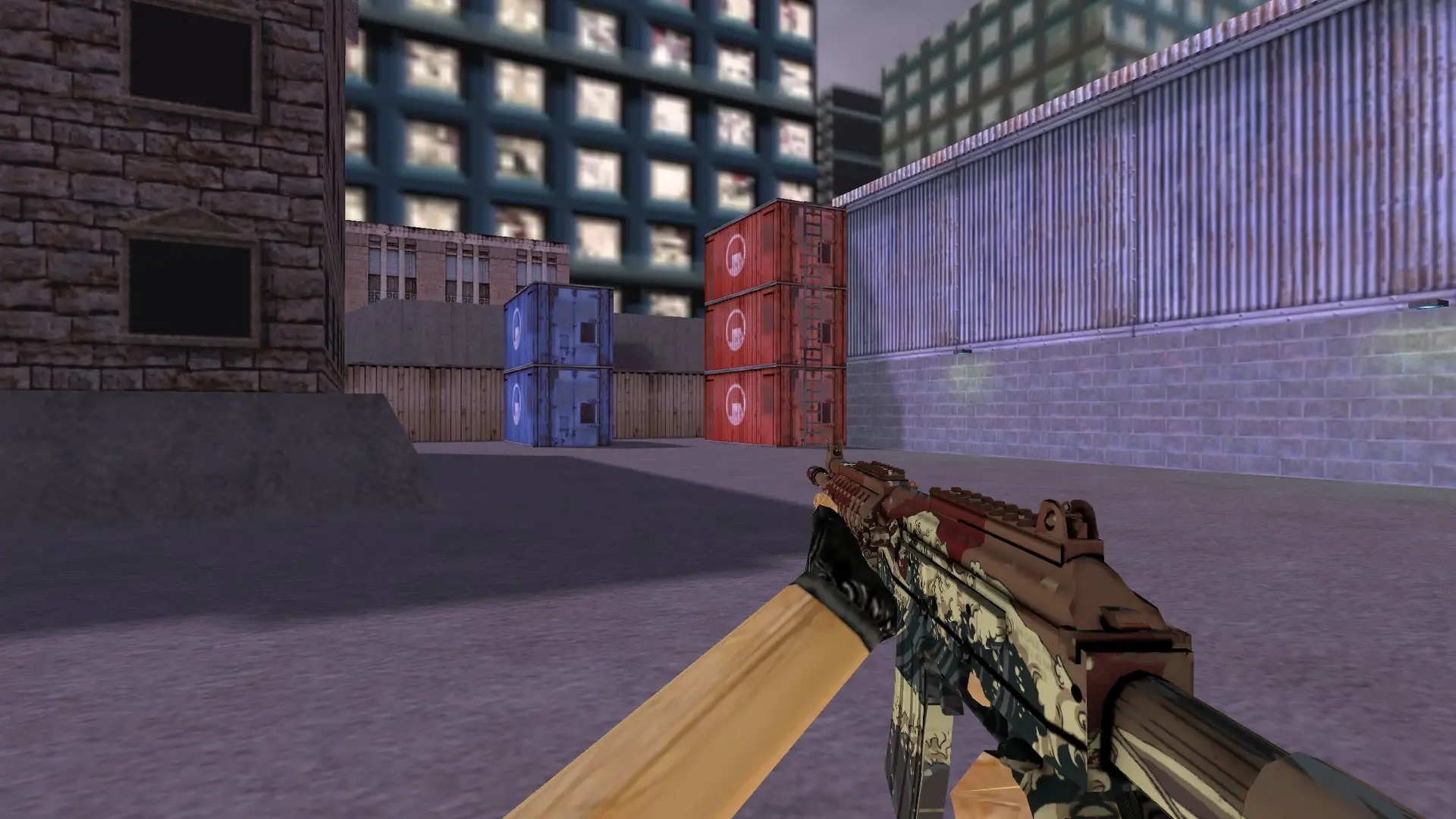 Galil | Crimson Tsunami — cs_assault (first person)