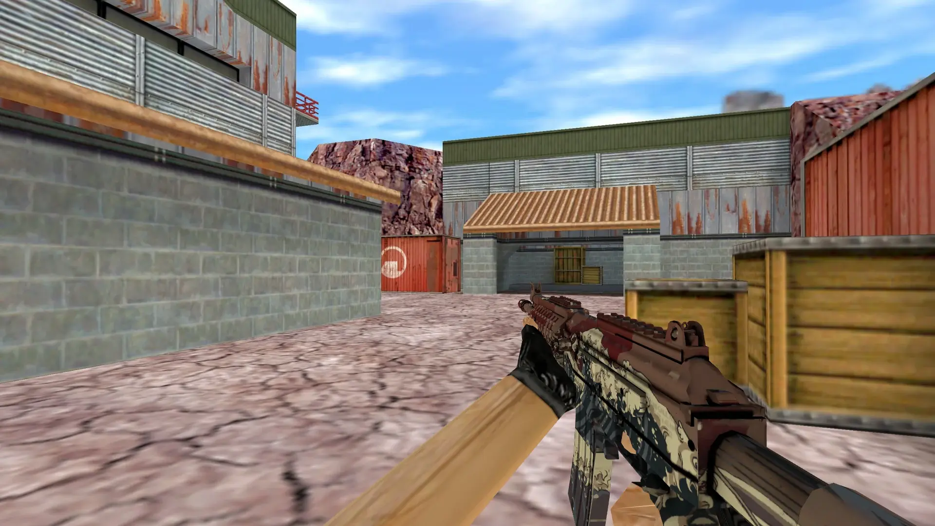 Galil | Crimson Tsunami — de_nuke (first person)