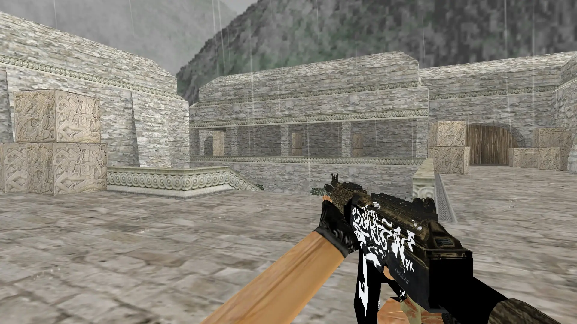 Galil | Wasteland Rebel — de_aztec (first person)