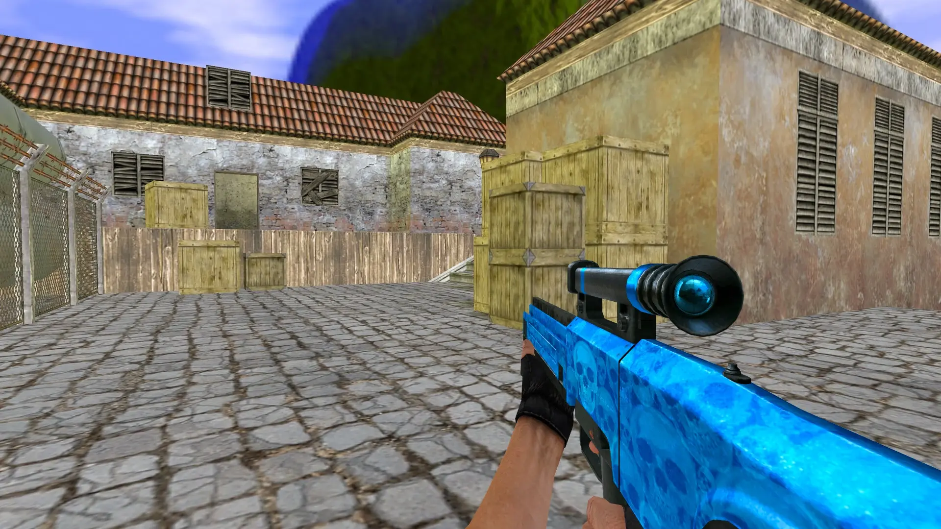 HK G11 Default Blue Skull — de_inferno (first person)