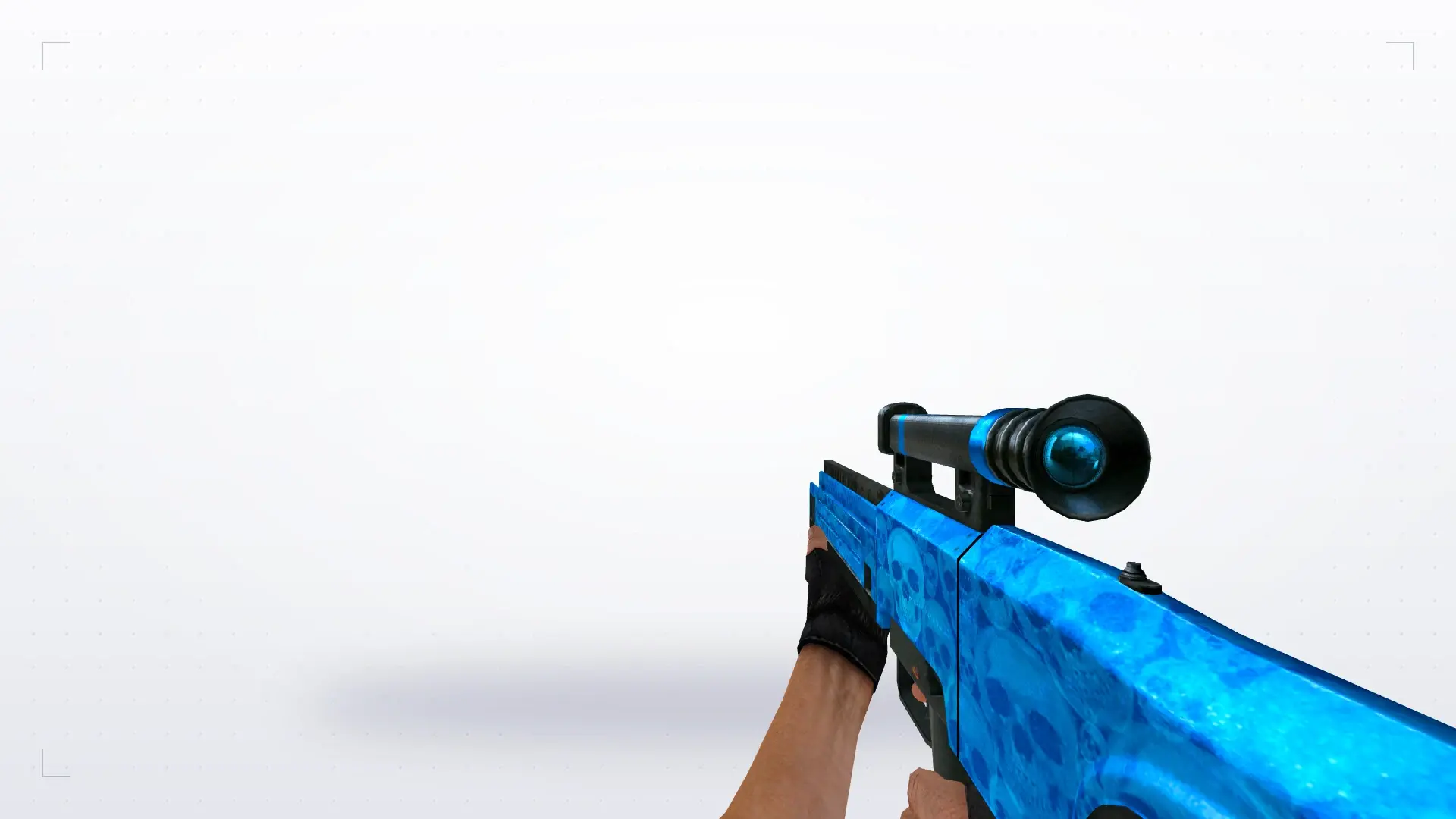 HK G11 Default Blue Skull — first person