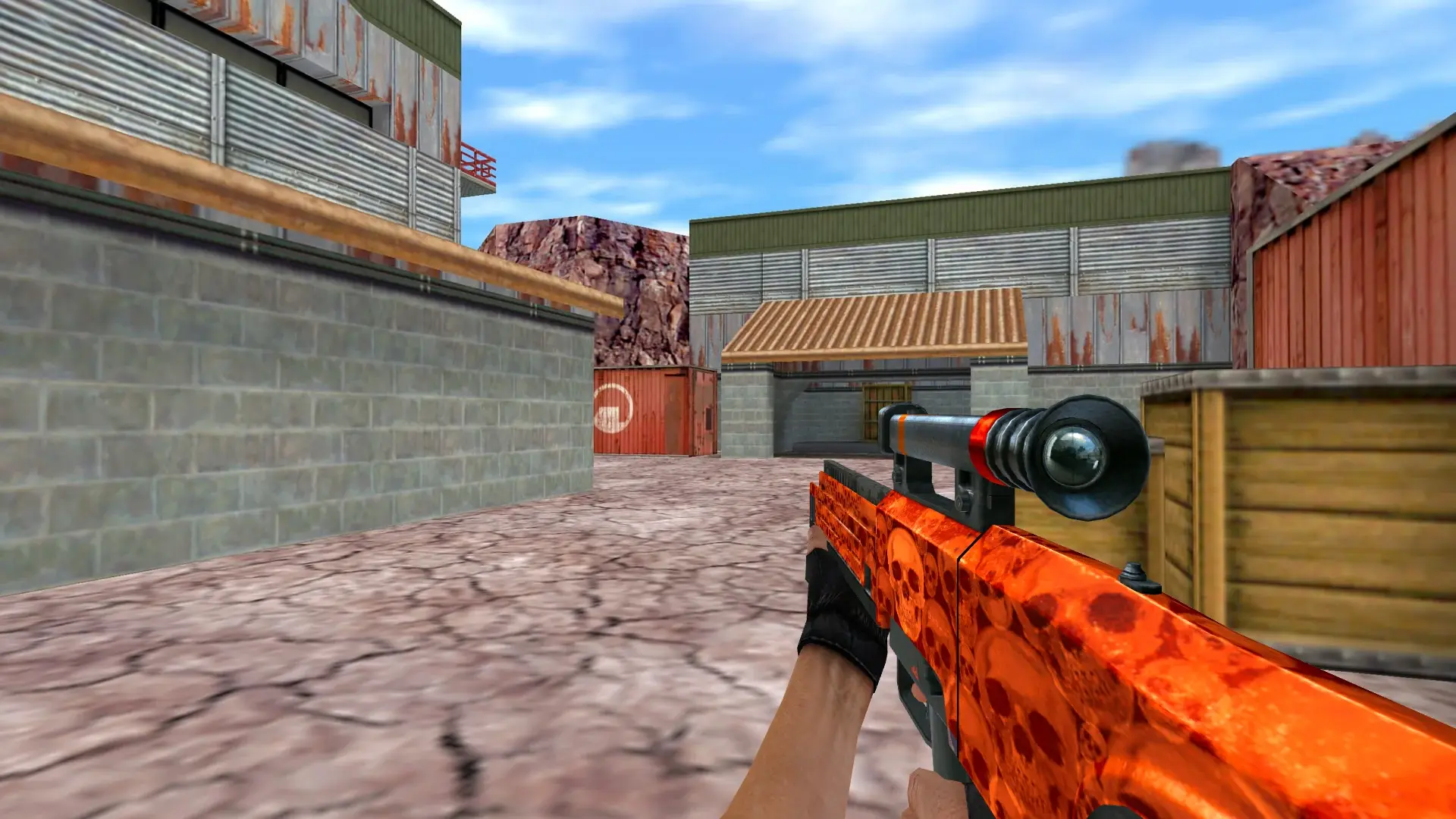 HK G11 Default Orange Skull — de_nuke (first person)