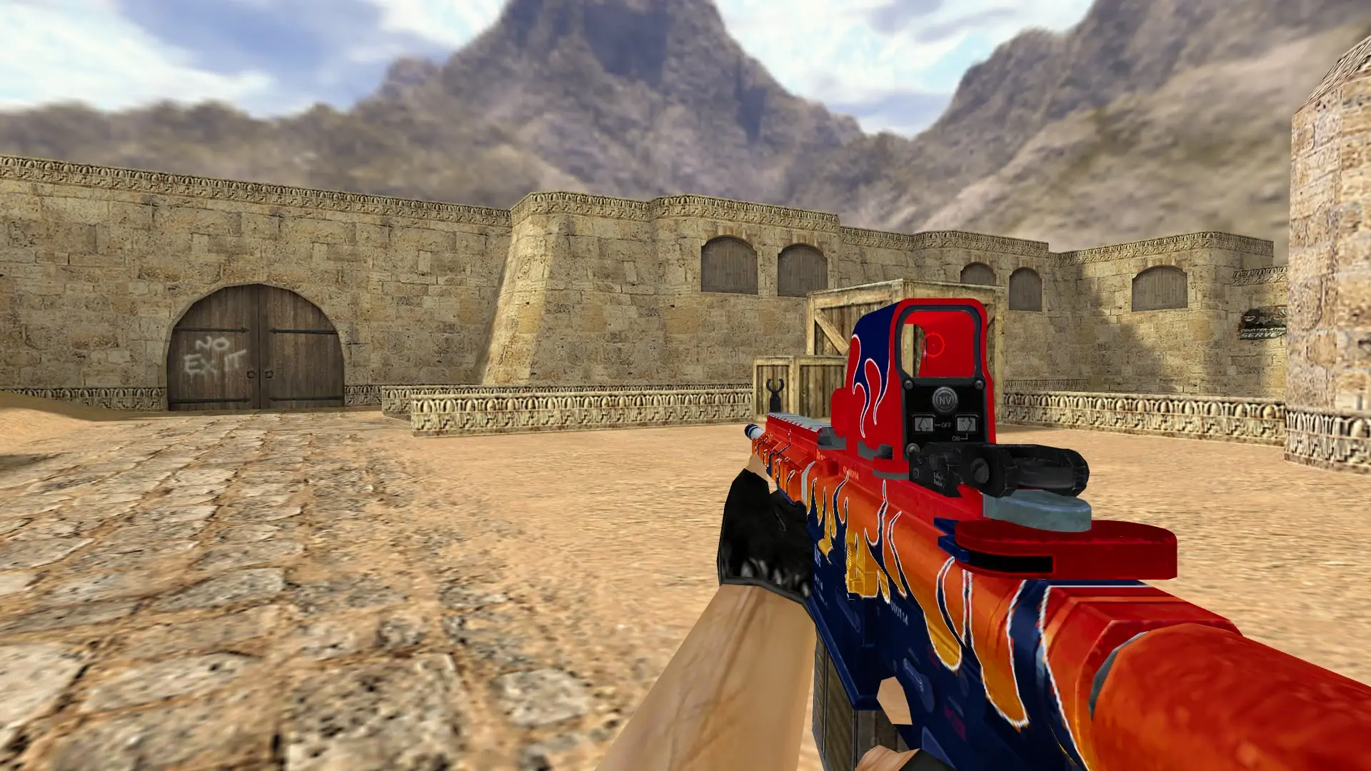 HK417 Jabberwockey — de_dust2 (first person)