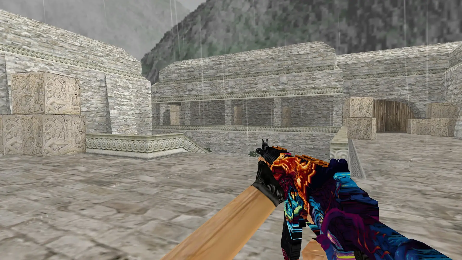 Galil Hyper Beast — de_aztec (first person)