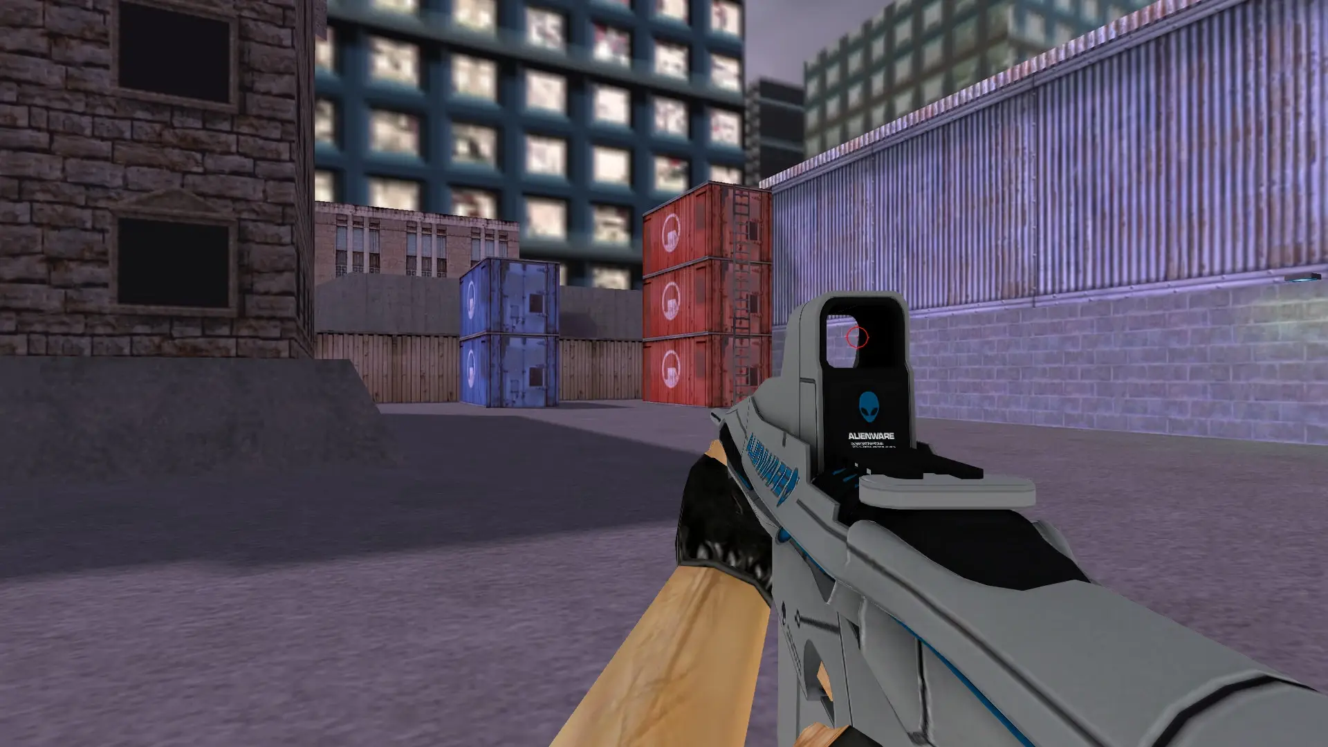 M4A1 Alienware — cs_assault (first person)