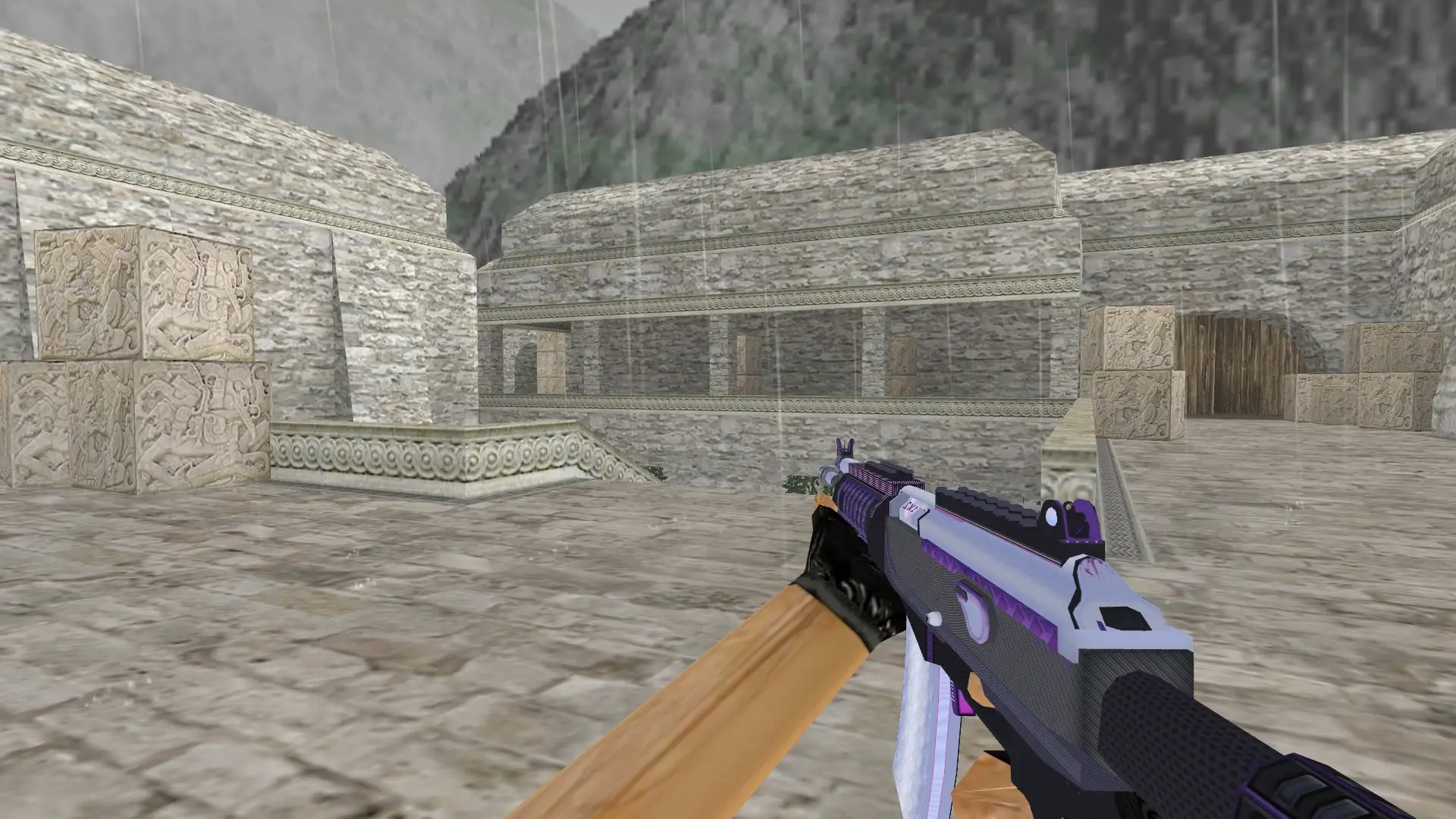 Galil Moore’s Law Purple — de_aztec (first person)