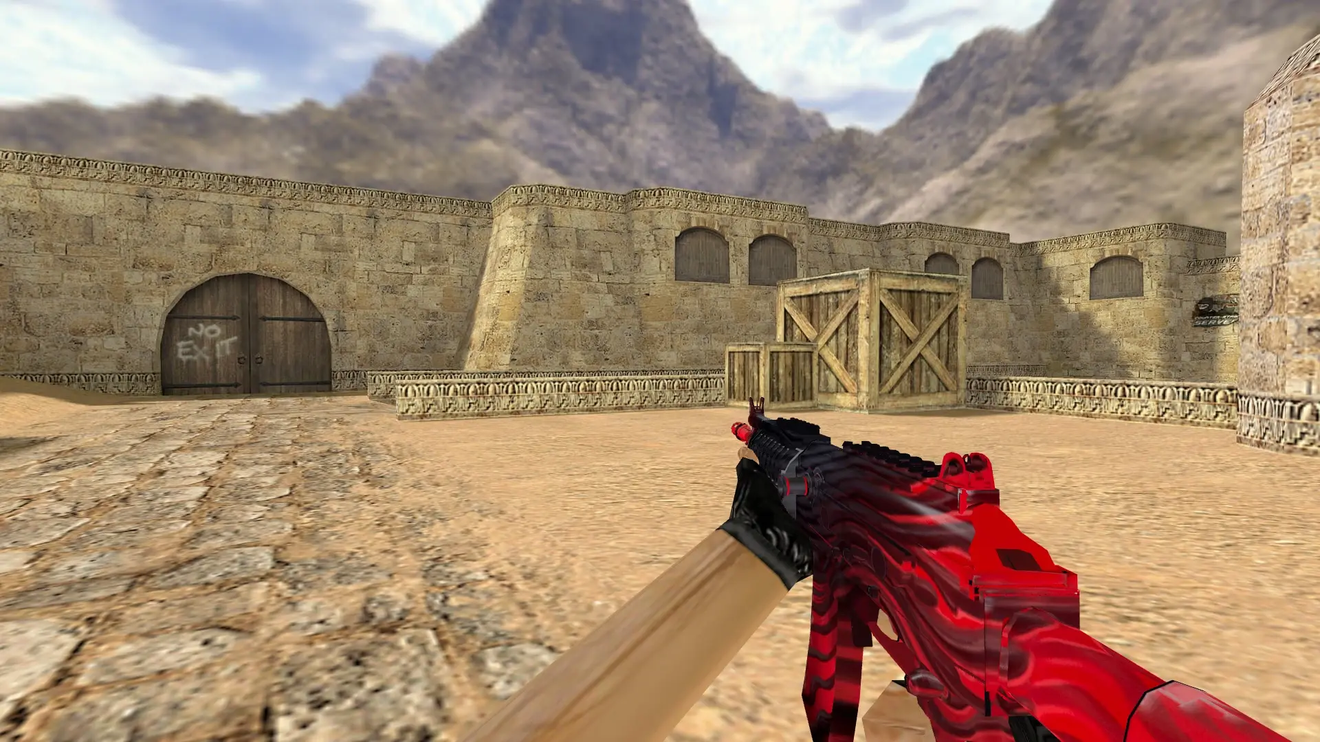 Galil Obsidian — de_dust2 (first person)