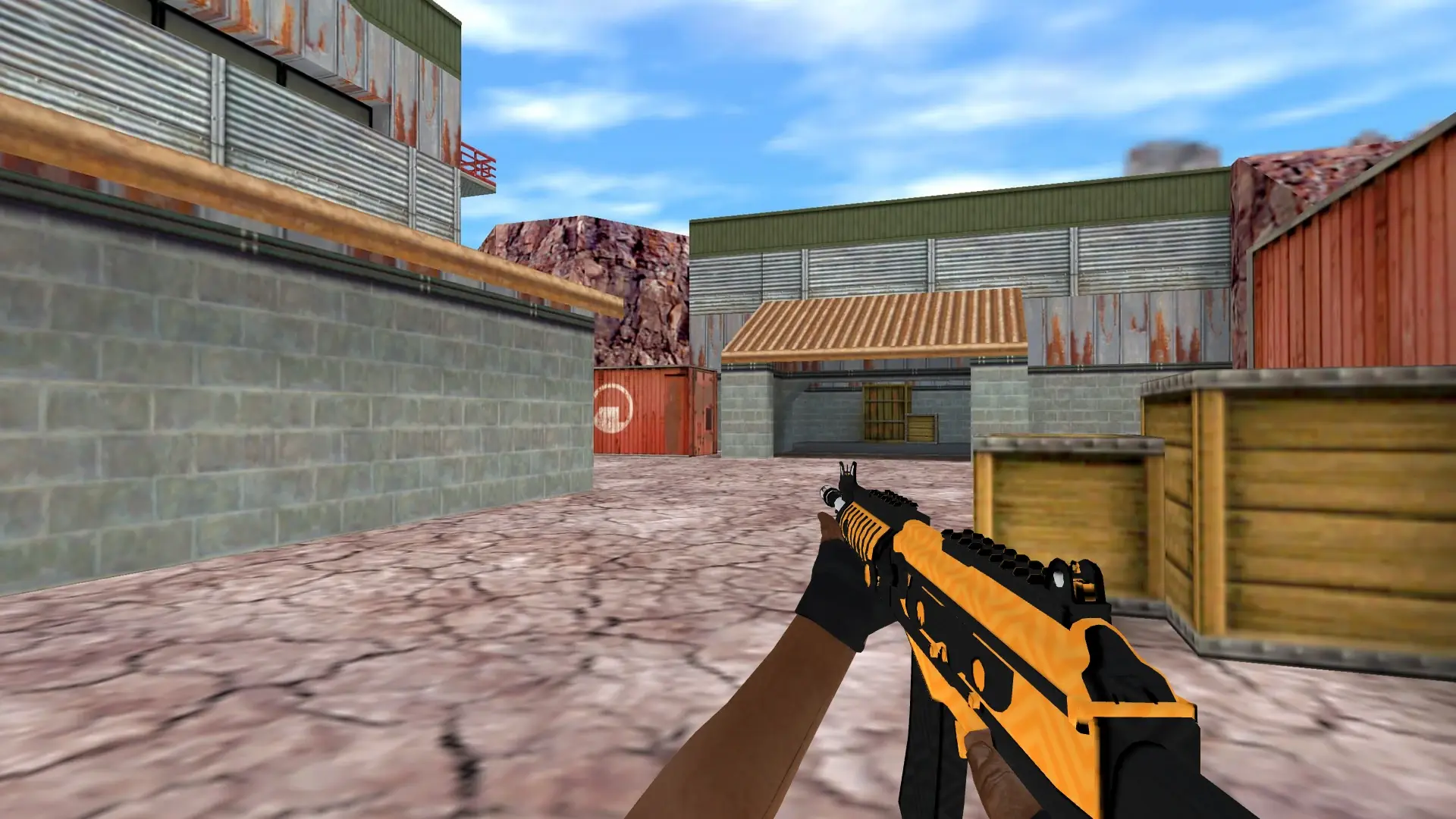 Galil Orange — de_nuke (first person)