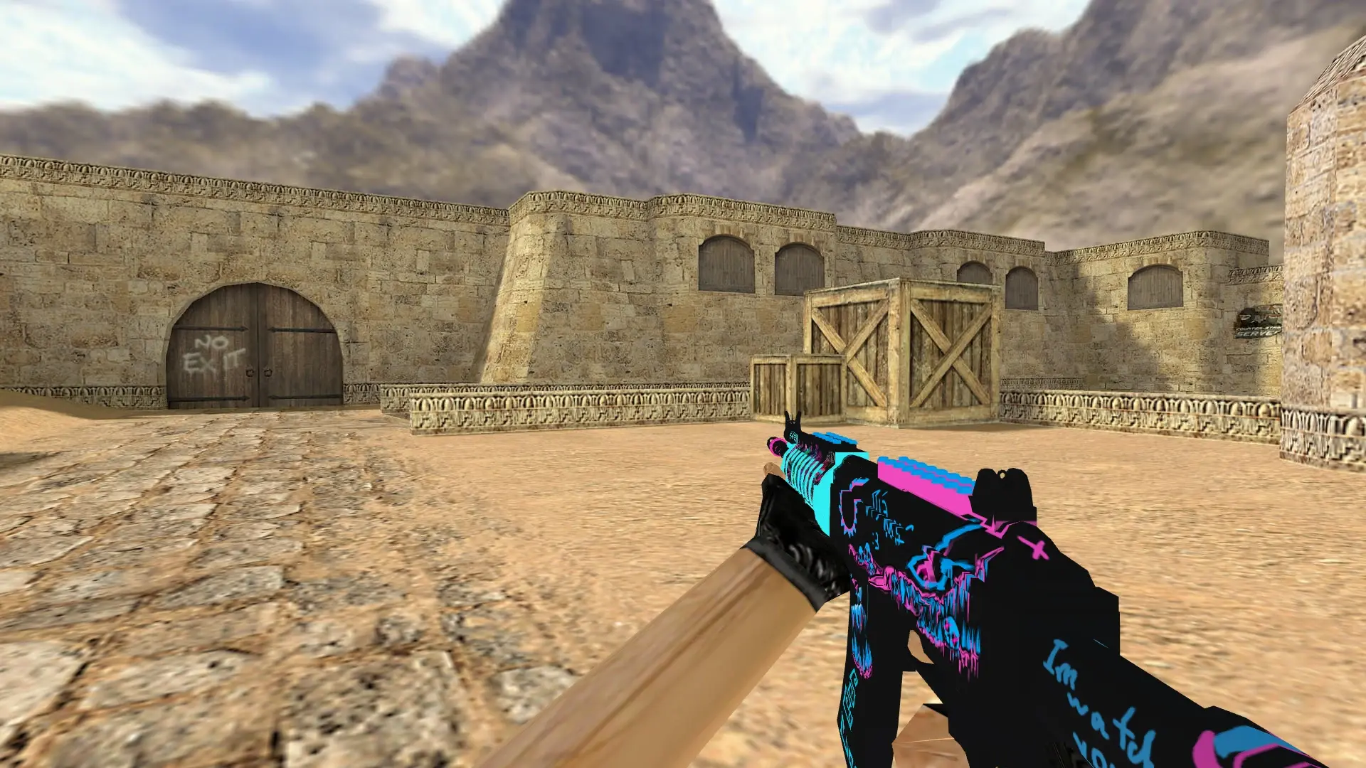 Galil Psychopath — de_dust2 (first person)