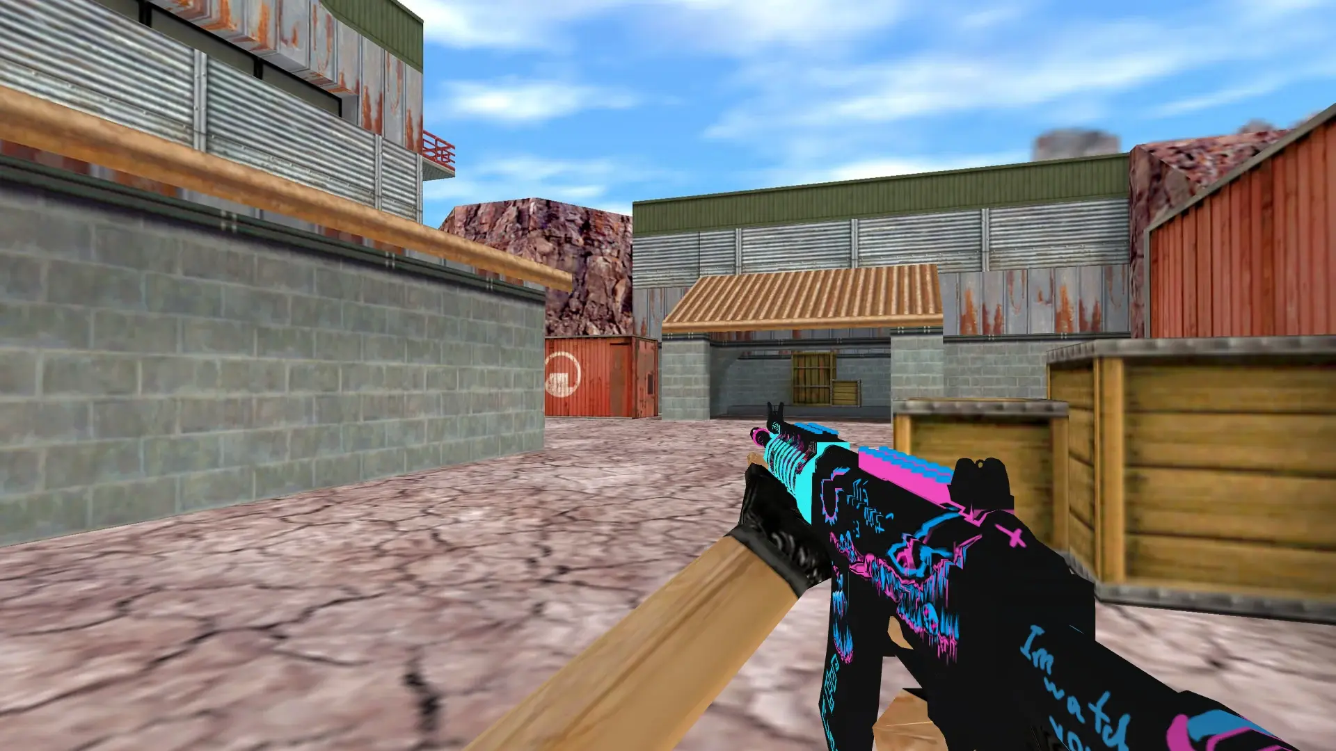 Galil Psychopath — de_nuke (first person)