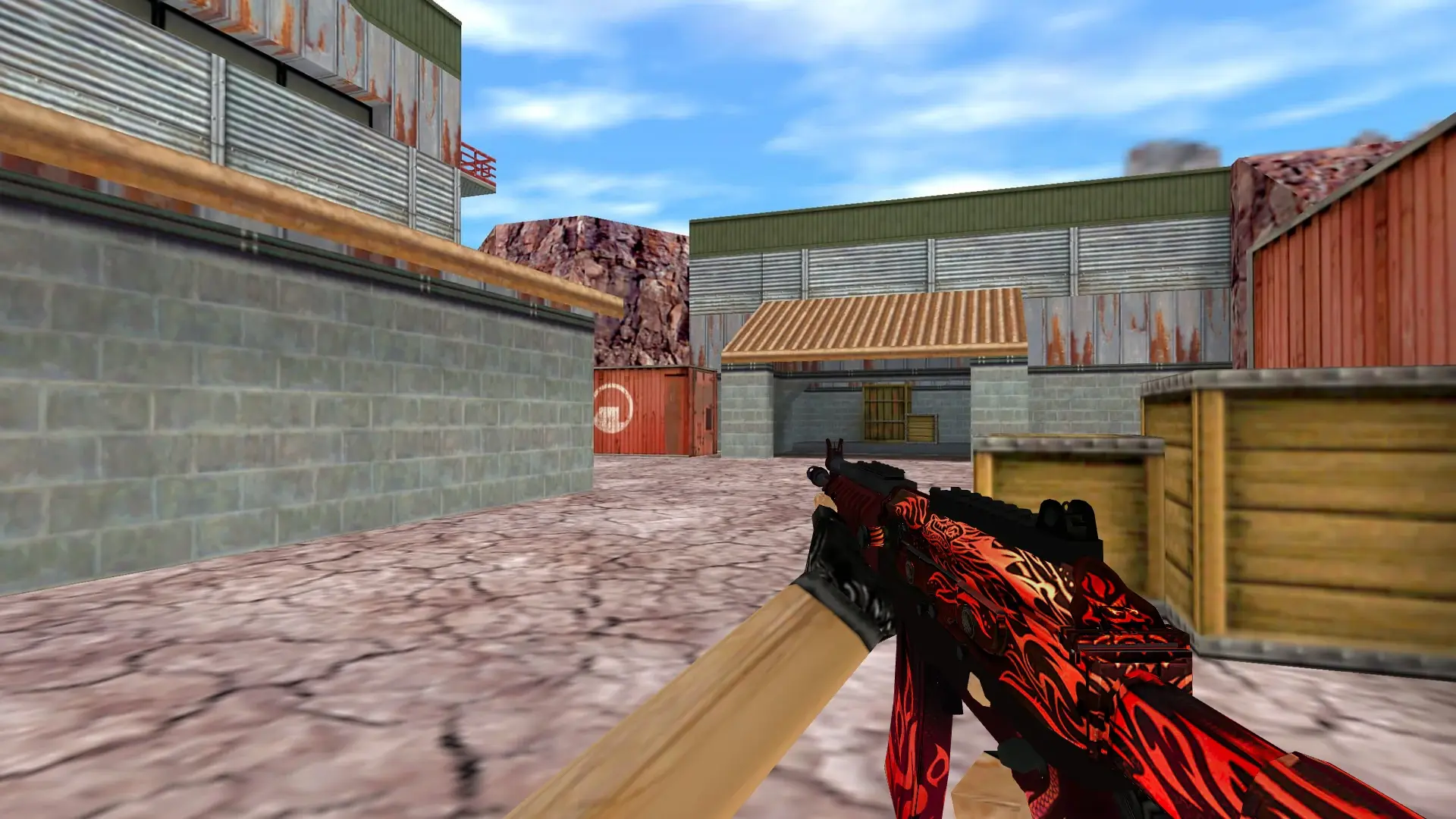Galil Scorching Dragon — de_nuke (first person)