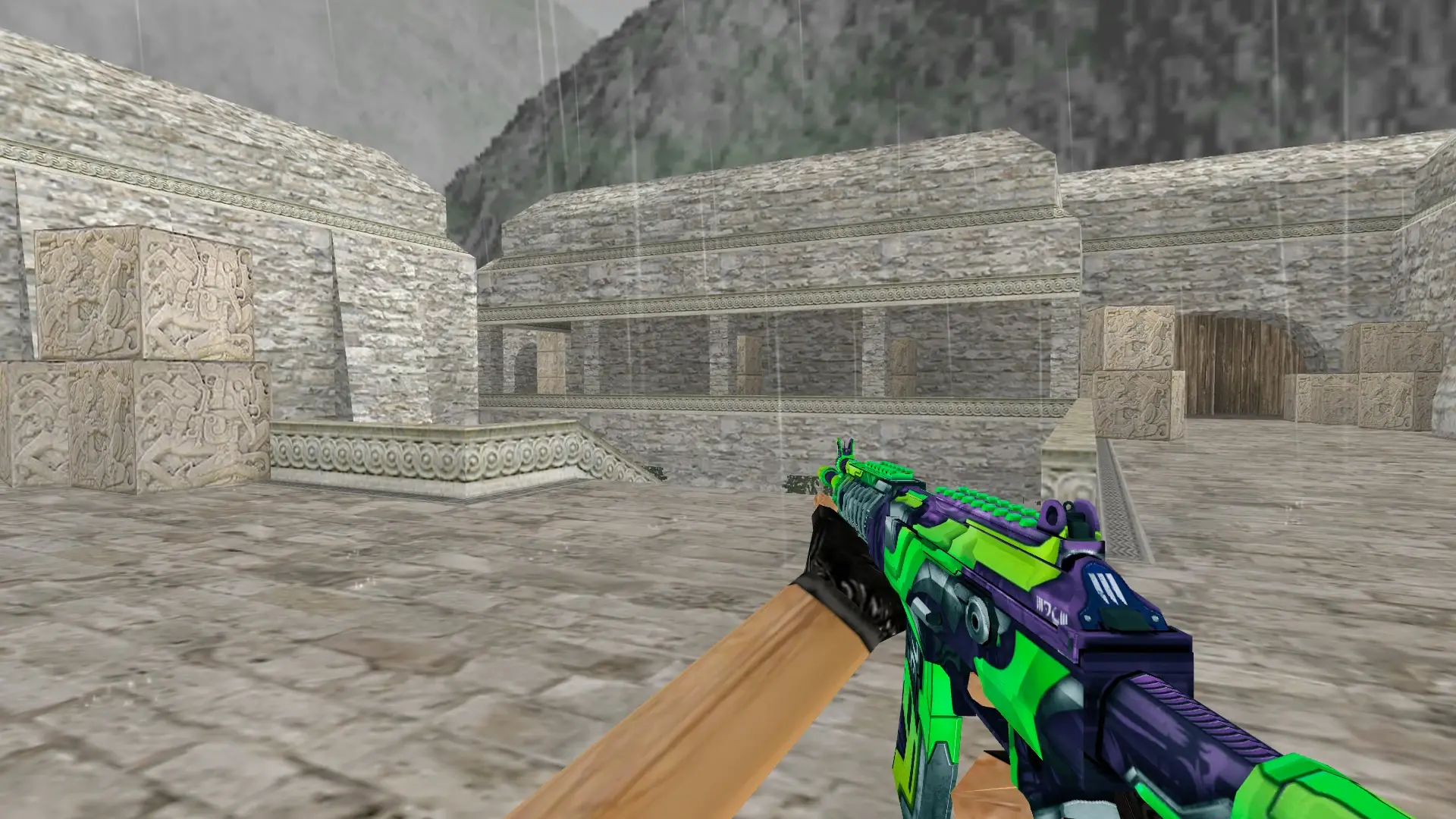 Galil Sirius v1 — de_aztec (first person)