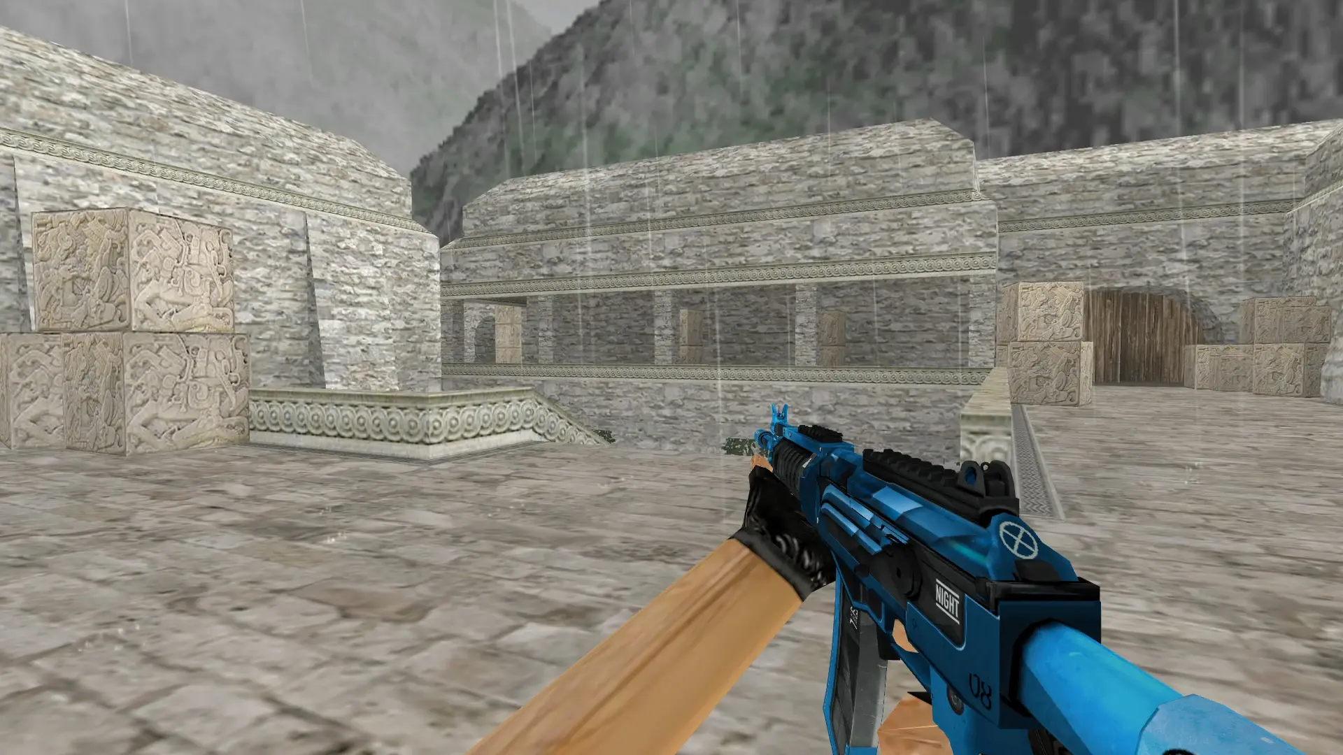 Galil Stone Cold — de_aztec (first person)