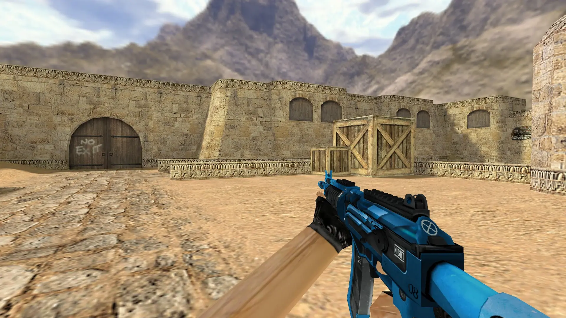 Galil Stone Cold — de_dust2 (first person)