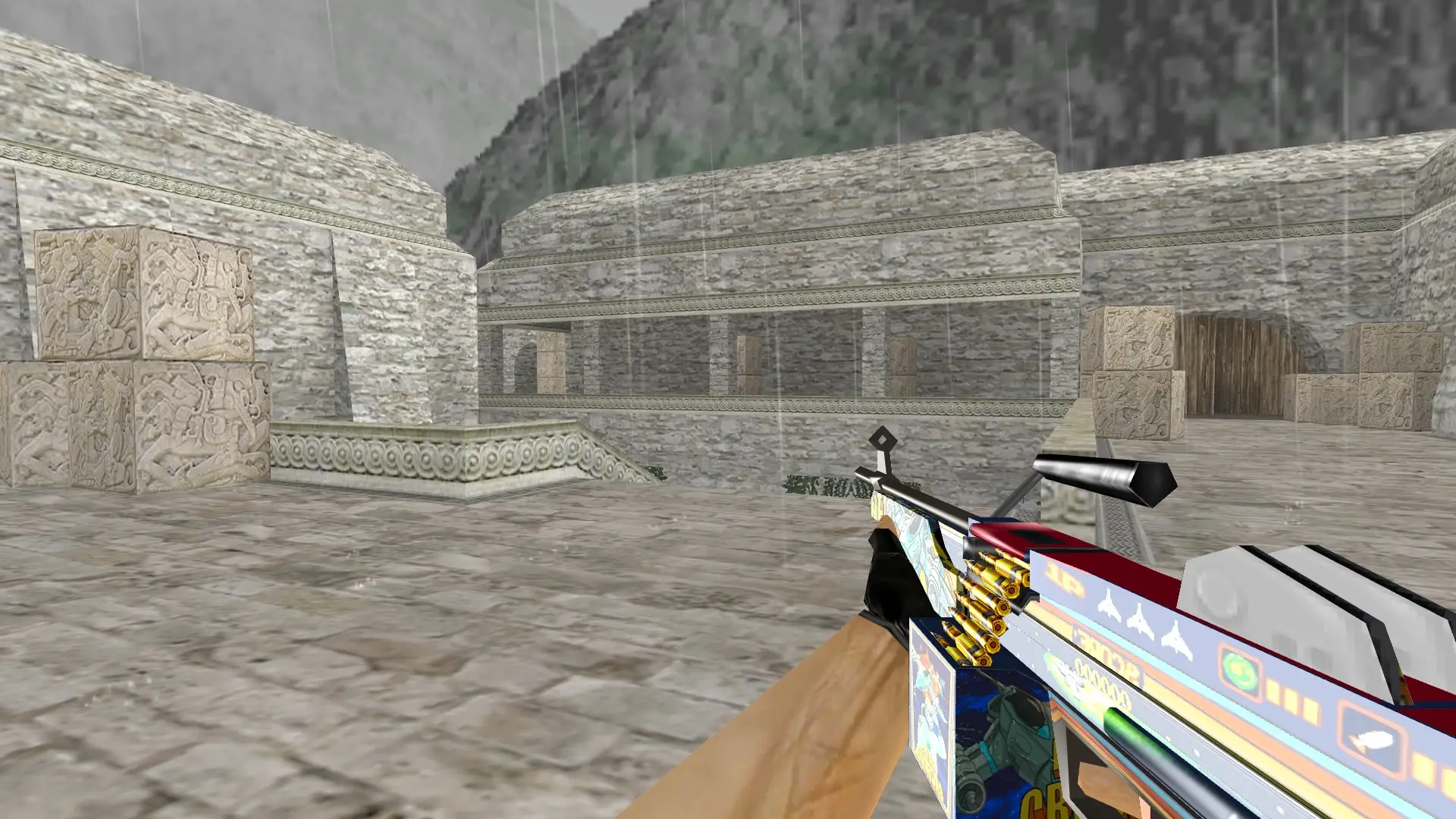 M249 | Nebula Crusader — de_aztec (first person)
