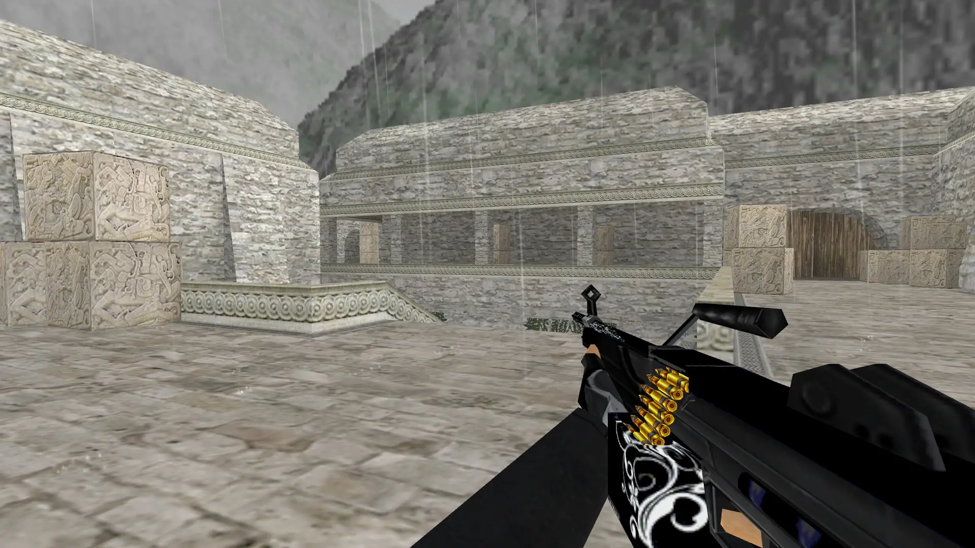 M249 Pattern — de_aztec (first person)