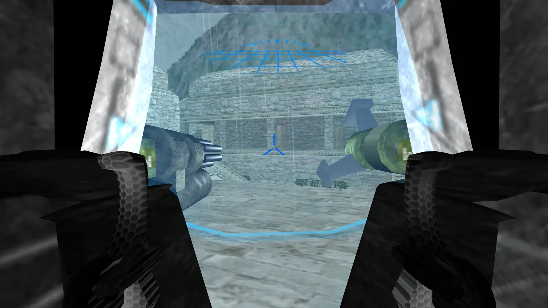 M249 Robot Gun — de_aztec (first person)