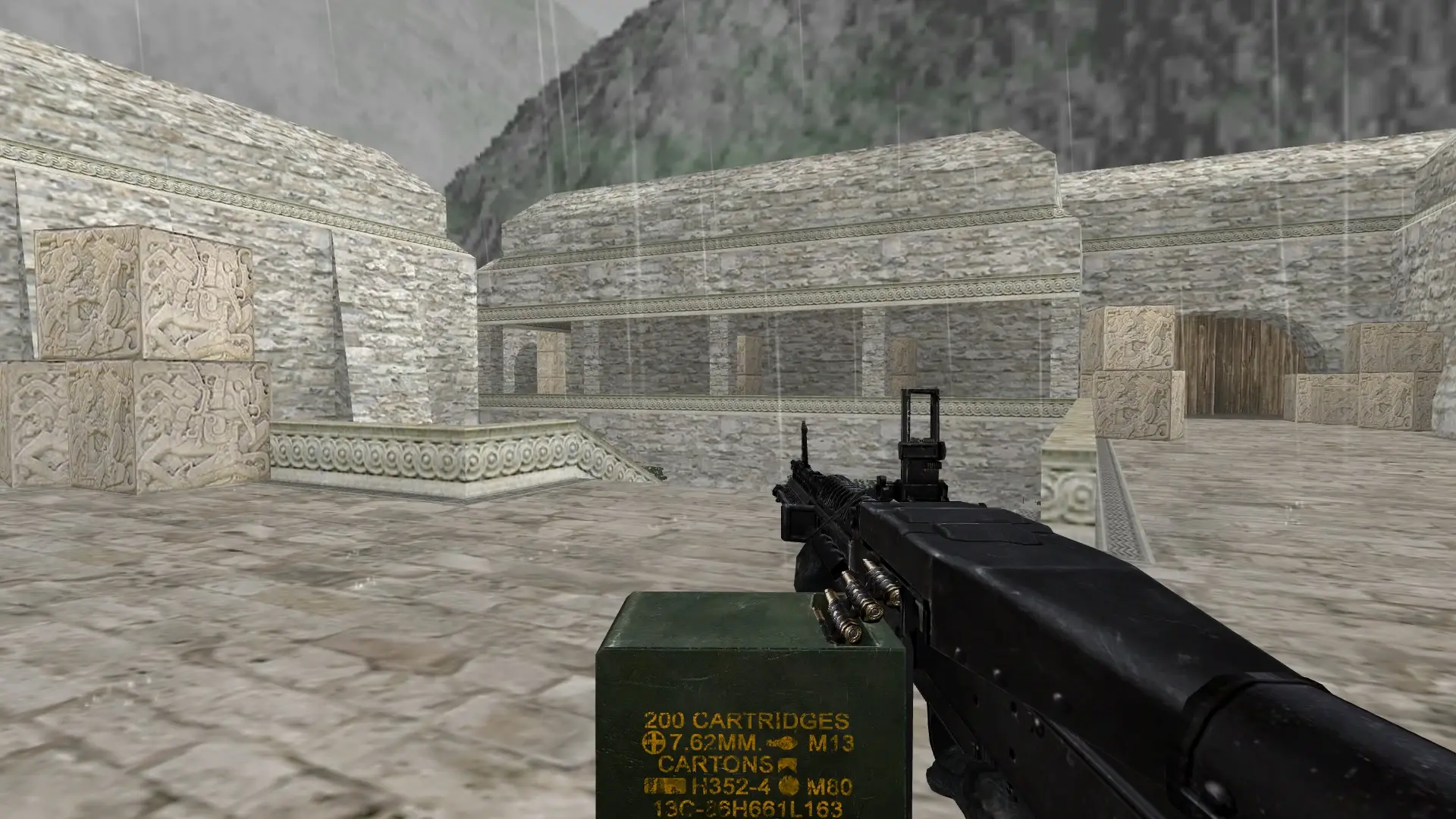 M60 Pig — de_aztec (first person)