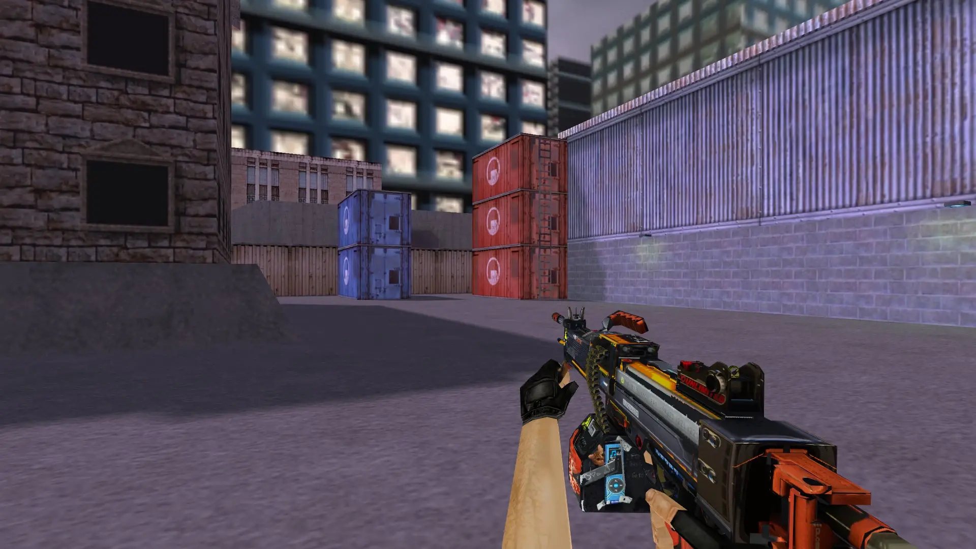 Negev Crossbar — cs_assault (first person)