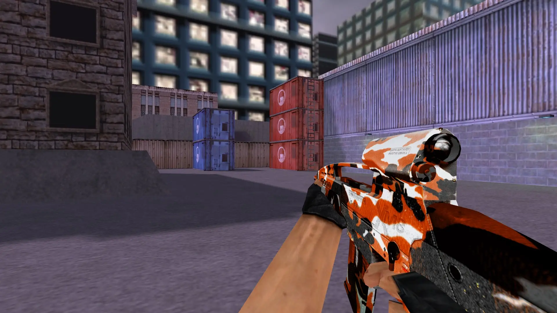HK XM8 Orange Camo — cs_assault (first person)